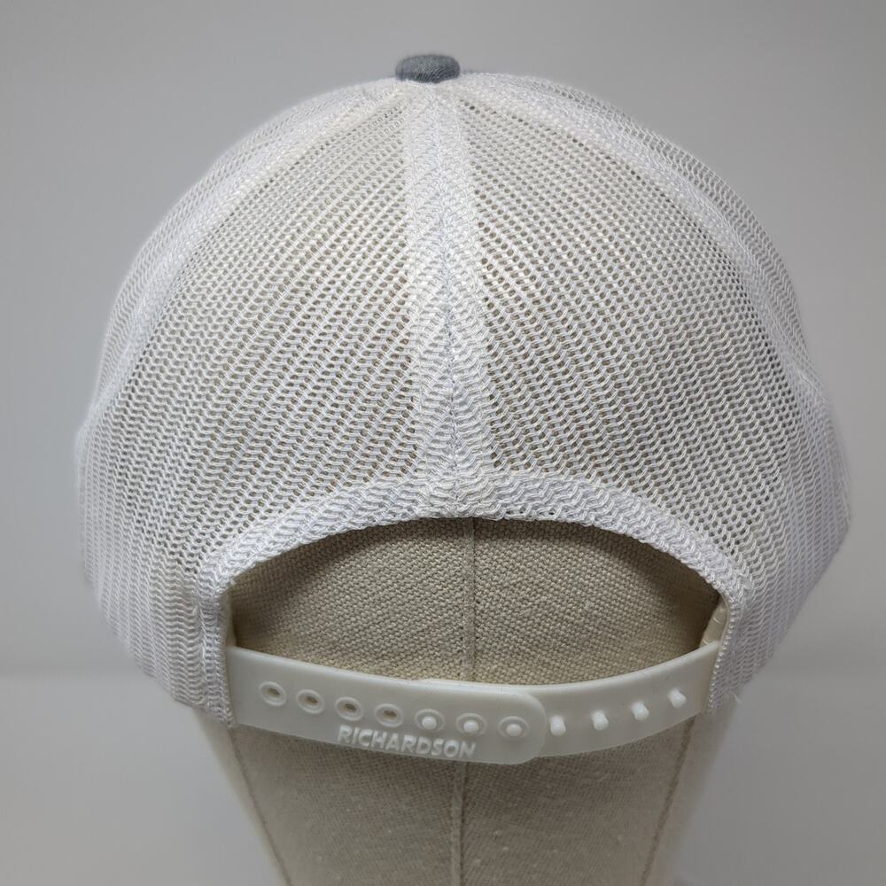 Simplot Smart Farm Snapback Trucker Hat Gray One … - image 6